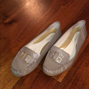 Calvin Klein leather flats